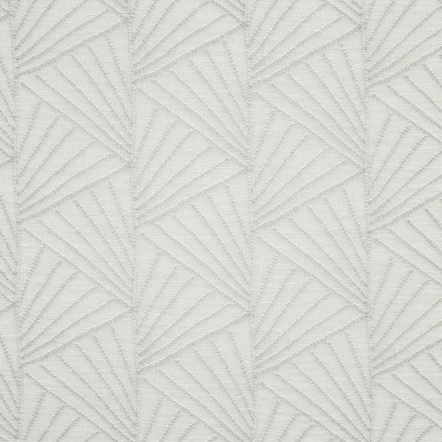 Ladysmith # 420 Crystal by Maxwell Fabric Sheer Threads 100% POLYESTER TURKEY V-4" H-3.25" 120" EMB. WIDTH 108" - Fabric Carolina -