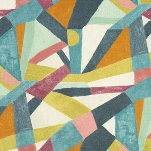 Hypnotic Prism by Mitchell Fabric #2203 36% Polyester,26% Cotton,22% Viscose,16% Linen Imported </p><p>Repeat: Horizontal: 13.5 and Vertical: 18 54 - Fabric Carolina -