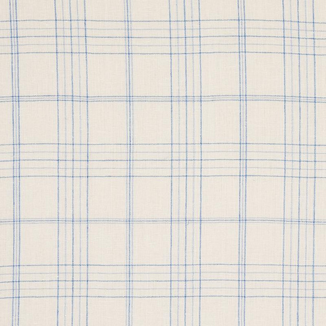 Nils Plaid Linen Blue 80301 by Schumacher Fabric New Traditional 6.6" - Fabric Carolina - Nils Plaid Linen Blue 80301 by Schumacher Fabric New Traditional 6.6" - Fabric Carolina -