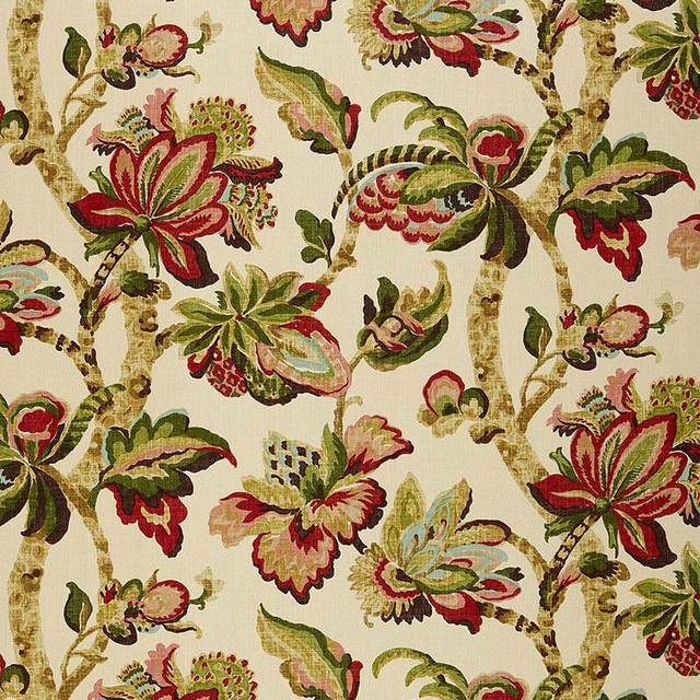 Kemscott Bloom 174440 by Schumacher Fabric Classic Prints 26.0" - Fabric Carolina - Kemscott Bloom 174440 by Schumacher Fabric Classic Prints 26.0" - Fabric Carolina -