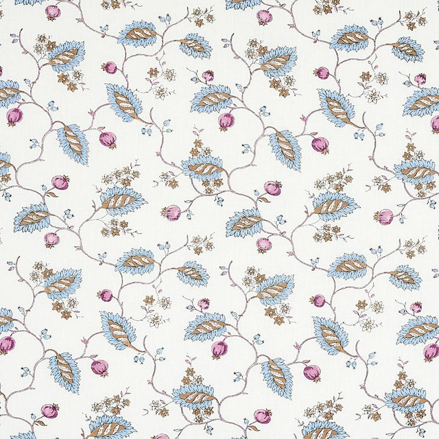 Maryam Vine Sky & Plum 179452 by Schumacher Fabric Jacaranda 10.75" - Fabric Carolina - Maryam Vine Sky & Plum 179452 by Schumacher Fabric Jacaranda 10.75" - Fabric Carolina -
