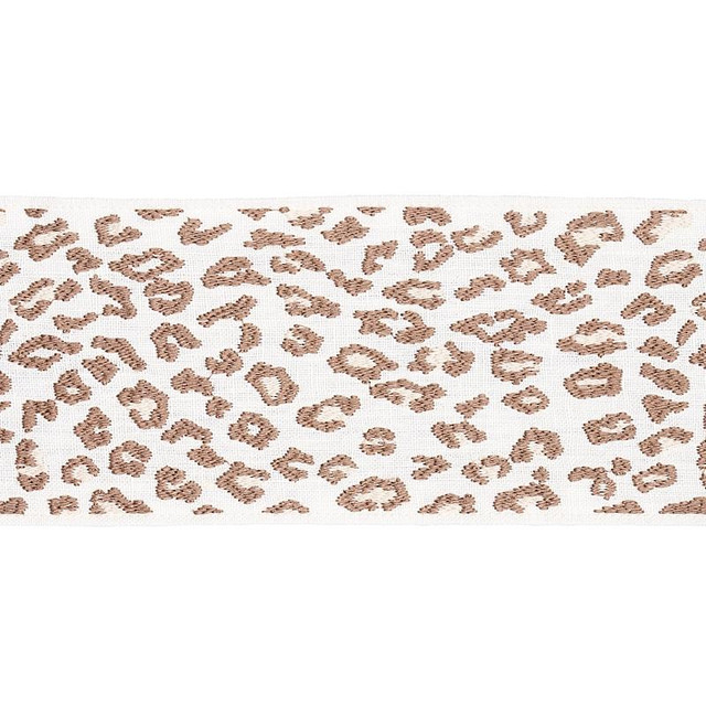 Safari Sand & Ivory 80571 by Schumacher Trim Mystique - Fabric Carolina - Safari Sand & Ivory 80571 by Schumacher Trim Mystique - Fabric Carolina -