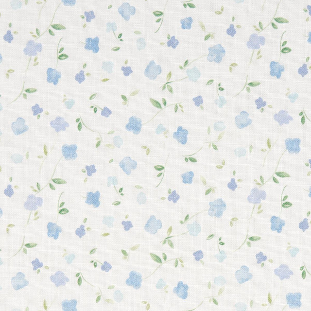 Bloomwind Performance Linen Blue 180431 by Schumacher Fabric Marie-Chantal 6.88" - Fabric Carolina - Bloomwind Performance Linen Blue 180431 by Schumacher Fabric Marie-Chantal 6.88" - Fabric Carolina -