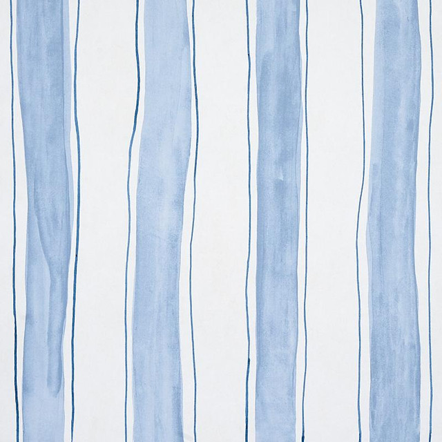 Tracing Stripes Sky 5012170 by Schumacher Wallpaper Porter Teleo 54.0" - Fabric Carolina - Tracing Stripes Sky 5012170 by Schumacher Wallpaper Porter Teleo 54.0" - Fabric Carolina -
