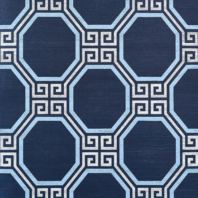 Octavia Sisal Navy 5008933 by Schumacher Wallpaper Orient Express 11.25" - Fabric Carolina - Octavia Sisal Navy 5008933 by Schumacher Wallpaper Orient Express 11.25" - Fabric Carolina -