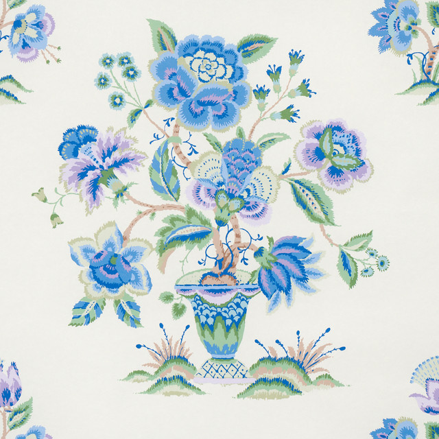 Ashford Cornflower & Lilac 5013181 by Schumacher Wallcovering Schumacher Wallcovering Ashford Cornflower & Lilac 5013181Wallcovering Paper </p><p>Repeat: H: HORZ. 16 2/3" (42CM), V: VERT. 15 1/2" (39CM) 54 - Fabric Carolina -