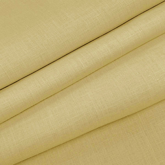 Emma Linen Butter by Magnolia Fabric - 100 % Linen India 20000 Horizontal: 0 and Vertical: 0 54" - Fabric Carolina -