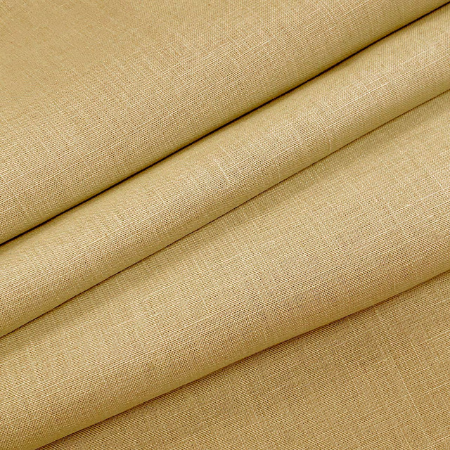 Emma Linen Camel by Magnolia Fabric - 100 % Linen India 20000 Horizontal: 0 and Vertical: 0 54" - Fabric Carolina -
