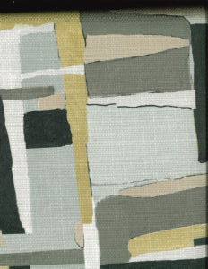 Apex Grey 104 by Norbar Fabric MONTAGE 100 POLYESTER SPAIN 17 3/4"V 27 1/6"H 54 - Fabric Carolina -