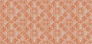 Cicero Orange 25 by Norbar Fabric SUNTASTIC 100% POLYACRYLIC GERMANY 6 7/8"V - 6 1/2"H 54 - Fabric Carolina -