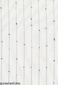 Gleam Natural by Norbar Fabric SHEER PASSION 91% POLYESTER 9% COTTON TURKEY 1"V 120 - Fabric Carolina -