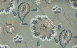 Landis Haze by Norbar Fabric PANDORA 52% COTTON 48% POLYESTER INDIA 9 1/2"V 12 3/4"H 51 - Fabric Carolina -