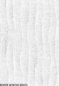 Roper Winter White 101 by Norbar Fabric SHEER PASSION 100% POLYESTER TURKEY 7 7/8"V 11 3/4"H 118 - Fabric Carolina -