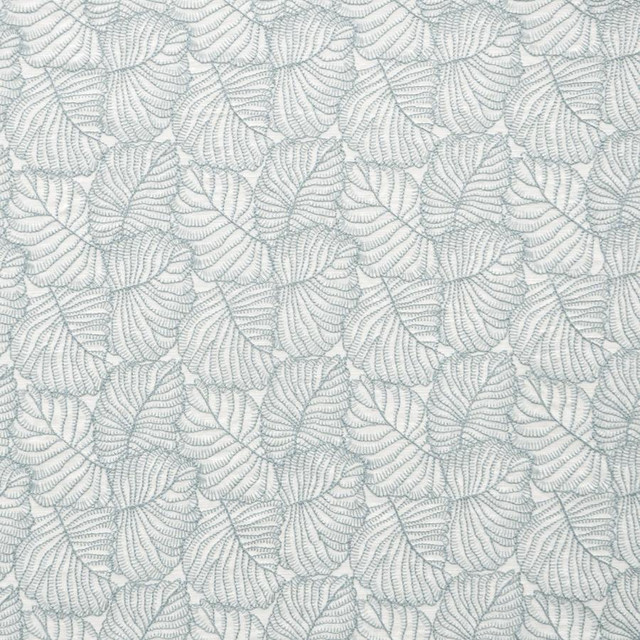 Nettle # 820 River by Maxwell Fabric Color Theory-Vol.Vi Odyssey 55% COTTON/45% SPUN POLYESTER INDIA V-7.5"H-5.75" 54"EMB.52" - Fabric Carolina -