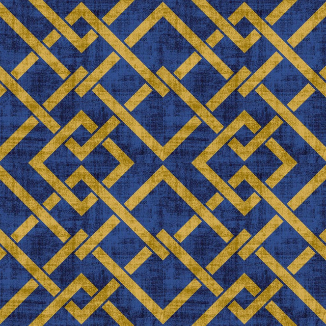 Frescato Trellis Reversal Lazuli by RM CoCo Fabric