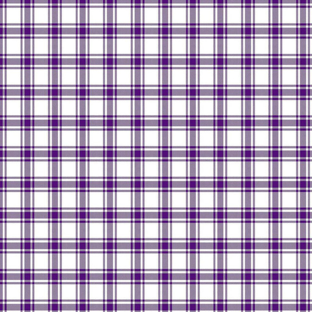 Geneviève Check Amethyst by RM CoCo Fabric