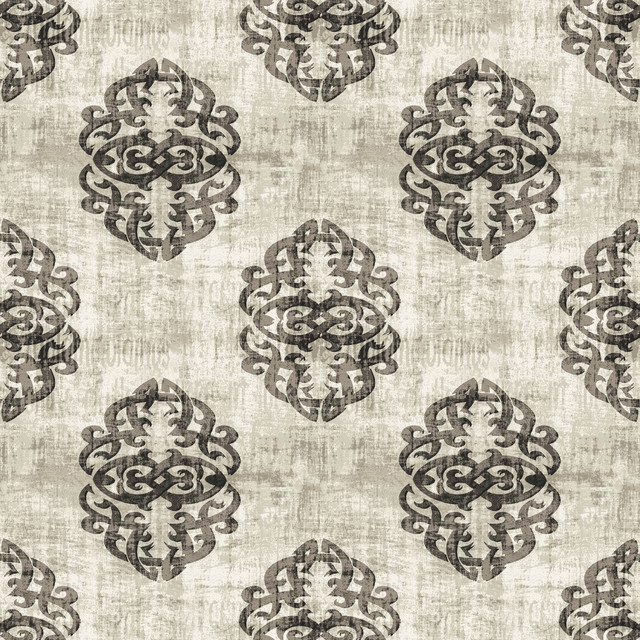 Guinevere Damask Coffee Bean by RM CoCo Fabric
