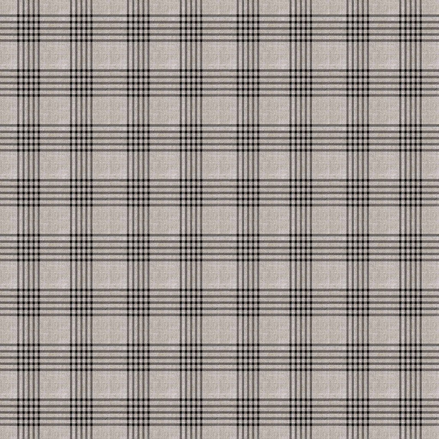 French Plaid Noir by RM CoCo Fabric