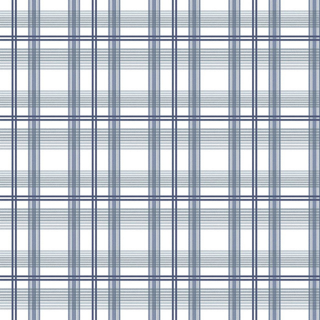 Cozy Plaid Sapphire by RM CoCo Fabric