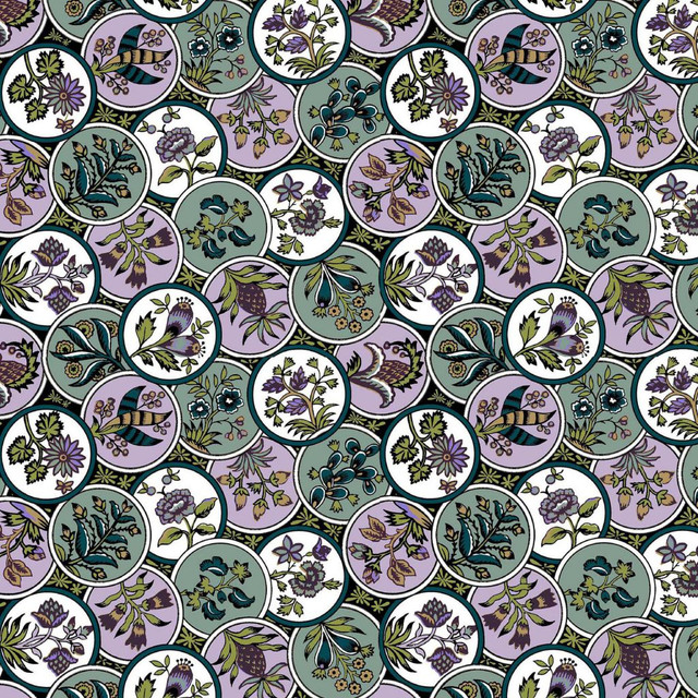 Cloisonné Sugar Plum by RM CoCo Fabric