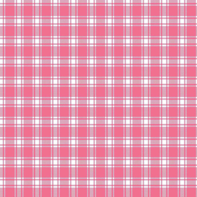 Geneviève Check Rose Quartz by RM CoCo Fabric
