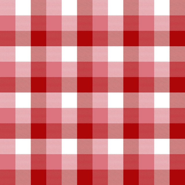 Alsace Check Strawberry by RM CoCo Fabric