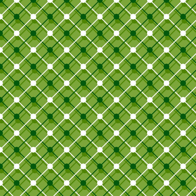 Illusion Trellis Clover by RM CoCo Fabric