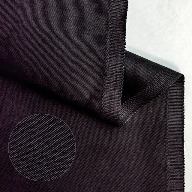 RM Designer Deluxe Cotton Sateen Black by RM CoCo Fabric