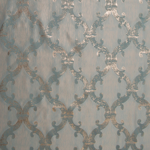 Dazzle - Damask - Teal by Europatex Fabric Dazzle 100% Polyester China See Sample Horizontal: N/A and Vertical: N/A 118.00 inches  - Fabric Carolina -