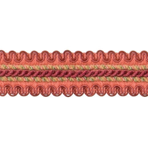 04029 Col. Coral by Europatex Fabric Portofino 50% Viscose 50% Cotton China See Sample Horizontal: N/A and Vertical: N/A 1.25 inches  - Fabric Carolina -