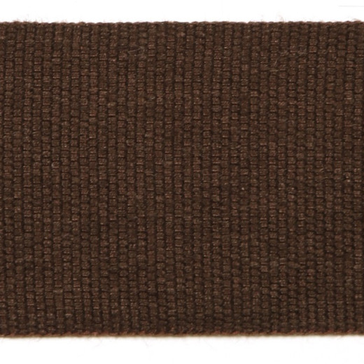 Le Lin 2'' Tape - Brown by Europatex Fabric Le Lin Collection 63% Linen / 37% Rayon China See Sample Horizontal: N/A and Vertical: N/A 2.00 inches  - Fabric Carolina -