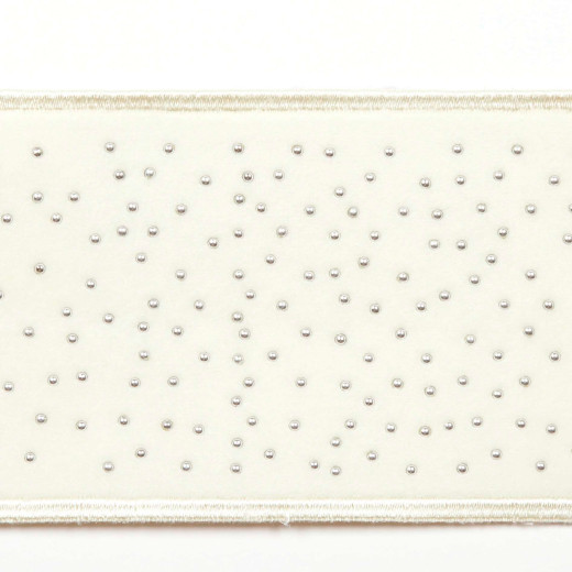 Mellow - Bone by Europatex Fabric Mellow 82.1% Polyester / 11% Rayon / 6.9% Metallic yarn China See Sample Horizontal: N/A and Vertical: N/A 3.00 inches  - Fabric Carolina -