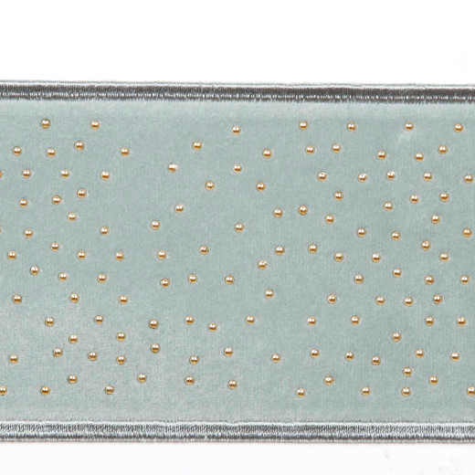 Mellow - Seaglass by Europatex Fabric Mellow 82.1% Polyester / 11% Rayon / 6.9% Metallic yarn China See Sample Horizontal: N/A and Vertical: N/A 3.00 inches  - Fabric Carolina -