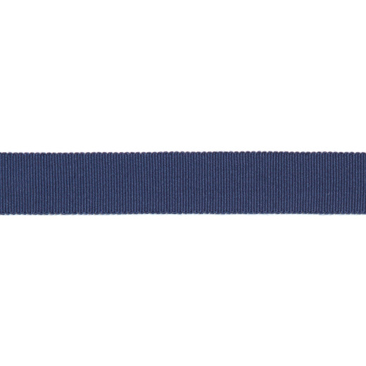 Versailles 7/8" Grosgrain Ribbon - Navy by Europatex Fabric Versailles 100% Rayon China See Sample Horizontal: N/A and Vertical: N/A 0.88 inches  - Fabric Carolina -