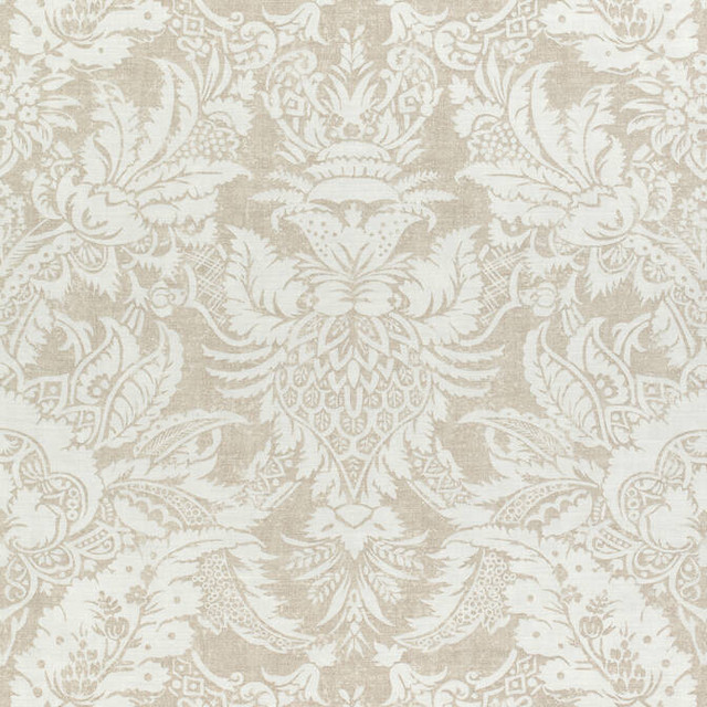 Chardonnet Damask Beige F972586 by Thibaut Fabric Thibaut Fabric Chardonnet Damask Beige F972586Fabric Chestnut Hill Fabric 60% Linen, 30% Cot, 10% Nylon UNITED KINGDOM </p><p>Repeat: V: 25.25 54 - Fabric Carolina -
