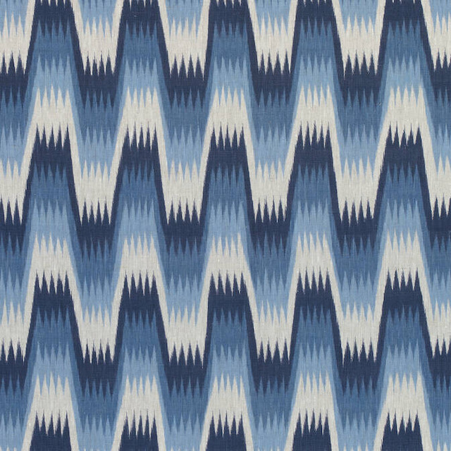 Stockholm Chevron Blue F910240 by Thibaut Fabric Thibaut Fabric Stockholm Chevron Blue F910240Fabric Colony Fabric Book 100% Linen THAILAND </p><p>Repeat: V: 8 54 - Fabric Carolina -