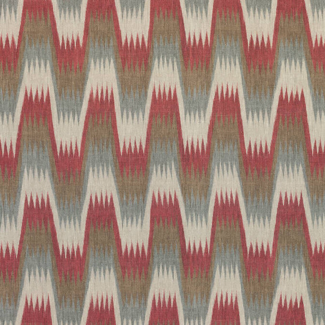 Stockholm Chevron Red and Grey F910243 by Thibaut Fabric Thibaut Fabric Stockholm Chevron Red and Grey F910243Fabric Colony Fabric Book 100% Linen THAILAND </p><p>Repeat: V: 8 54 - Fabric Carolina -