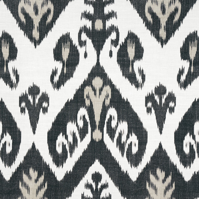 Indies Ikat Black F916250 by Thibaut Fabric Thibaut Fabric Indies Ikat Black F916250Fabric Kismet Fabric Book 60% Linen, 30% Cot, 10% Nylon UNITED KINGDOM </p><p>Repeat: V: 27.5 54 - Fabric Carolina - Indies Ikat Black F916250 by Thibaut Fabric Thibaut Fabric Indies Ikat Black F916250Fabric Kismet Fabric Book 60% Linen, 30% Cot, 10% Nylon UNITED KINGDOM </p><p>Repeat: V: 27.5 54 - Fabric Carolina -