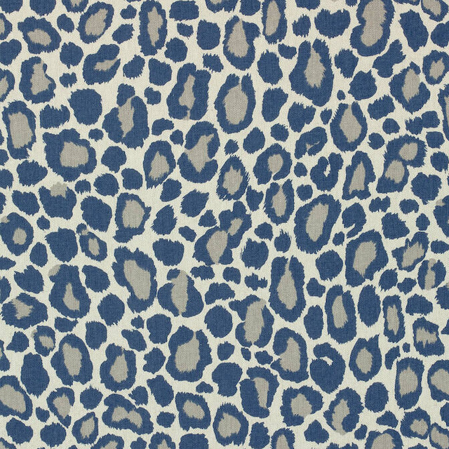 African Leopard Navy AF72981 by Anna French Fabric Anna French Fabric African Leopard Navy AF72981Fabric Manor 55% Linen, 45% Cotton U.S.A. </p><p>Repeat: V: 17.5 54 - Fabric Carolina -