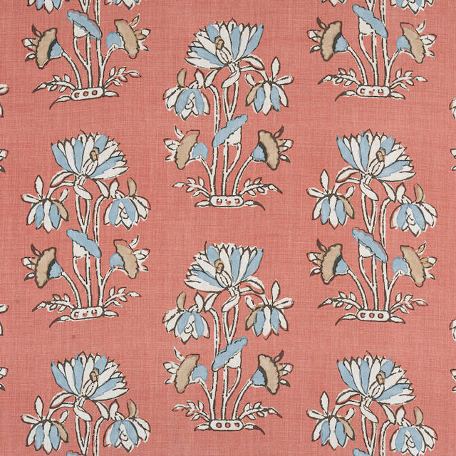 Lily Flower Coral F913205 by Thibaut Fabric Thibaut Fabric Lily Flower Coral F913205Fabric Mesa Fabric Book 100% Linen THAILAND </p><p>Repeat: V: - 54 - Fabric Carolina - Lily Flower Coral F913205 by Thibaut Fabric Thibaut Fabric Lily Flower Coral F913205Fabric Mesa Fabric Book 100% Linen THAILAND </p><p>Repeat: V: - 54 - Fabric Carolina -