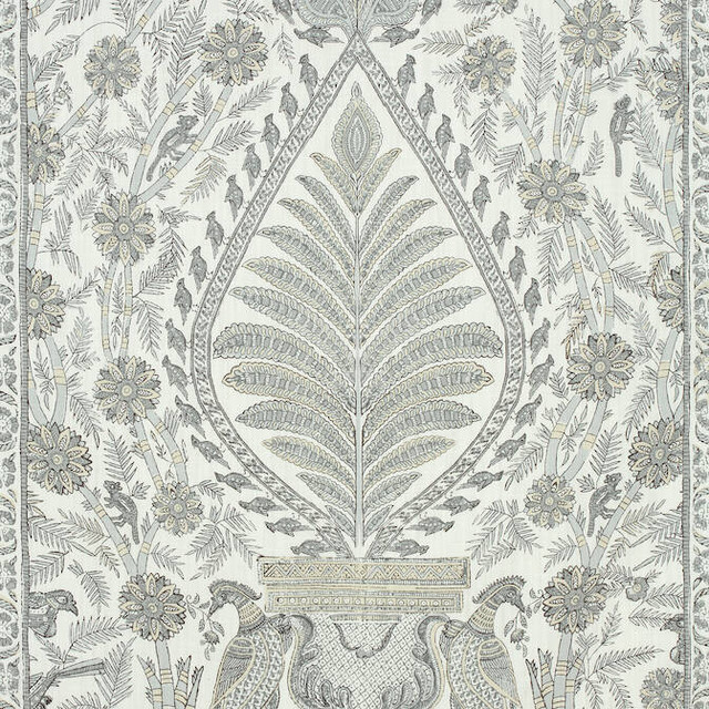 Palampore Grey AF78724 by Anna French Fabric Anna French Fabric Palampore Grey AF78724Fabric Palampore Fabric Book 90% Cotton, 10% Linen U.S.A. </p><p>Repeat: V: 36 54 - Fabric Carolina - Palampore Grey AF78724 by Anna French Fabric Anna French Fabric Palampore Grey AF78724Fabric Palampore Fabric Book 90% Cotton, 10% Linen U.S.A. </p><p>Repeat: V: 36 54 - Fabric Carolina -