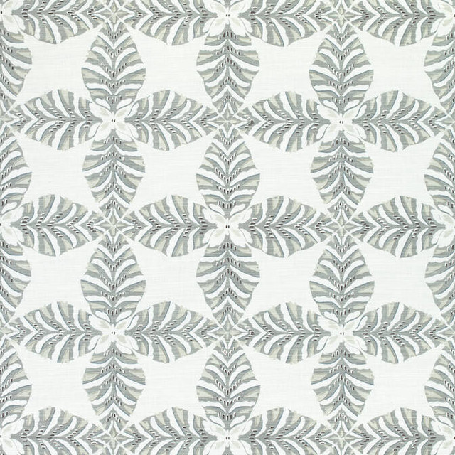 Starleaf Grey F92973 by Thibaut Fabric Thibaut Fabric Starleaf Grey F92973Fabric Paramount Fabric Book 51% Linen, 49% Cotton U.S.A. </p><p>Repeat: V: 12.5 54 - Fabric Carolina -