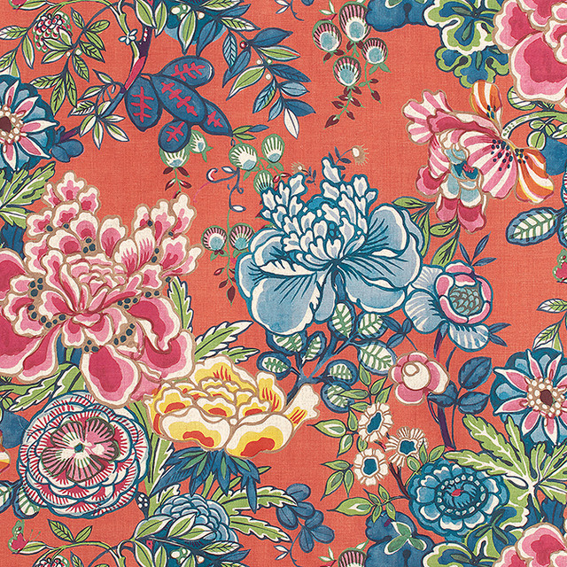 Peony Garden Coral F942018 by Thibaut Fabric Thibaut Fabric Peony Garden Coral F942018Fabric Sojourn Fabric Book 100% Linen UNITED STATES </p><p>Repeat: V: 27 54 - Fabric Carolina - Peony Garden Coral F942018 by Thibaut Fabric Thibaut Fabric Peony Garden Coral F942018Fabric Sojourn Fabric Book 100% Linen UNITED STATES </p><p>Repeat: V: 27 54 - Fabric Carolina -