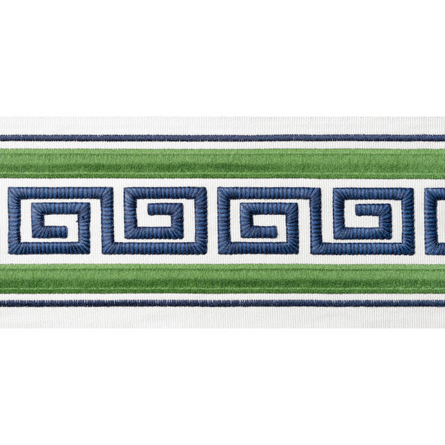 Avenue Tape Kelly and Bermuda E12107 by Thibaut Fabric Thibaut Fabric Avenue Tape Kelly and Bermuda E12107Fabric Tapes & Trims Volume 1 52% Cotton, 48% Spun Poly INDIA </p><p>Repeat: V: 3.75 4 - Fabric Carolina - Avenue Tape Kelly and Bermuda E12107 by Thibaut Fabric Thibaut Fabric Avenue Tape Kelly and Bermuda E12107Fabric Tapes & Trims Volume 1 52% Cotton, 48% Spun Poly INDIA </p><p>Repeat: V: 3.75 4 - Fabric Carolina -