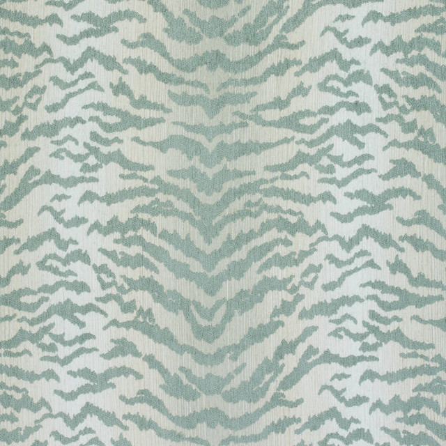 Aja Celadon W80447 by Thibaut Fabric Thibaut Fabric Aja Celadon W80447Fabric Woven Res. 10: Menagerie 81%Ray 10%Cot 9%Poly-acr back U.S.A. </p><p>Repeat: V: 42.5 54 - Fabric Carolina -