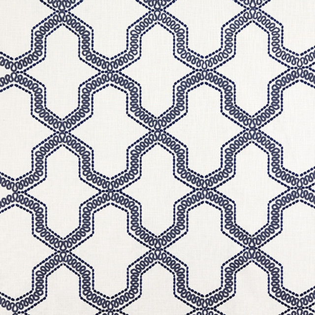 Chosen Navy by Carole Fabric Shape Shifter Base: 100% Cotton Embr: 100% Polyester India 12 1/2" V, 10 1/4" H 53" - Fabric Carolina - Chosen Navy by Carole Fabric Shape Shifter Base: 100% Cotton Embr: 100% Polyester India 12 1/2" V, 10 1/4" H 53" - Fabric Carolina -