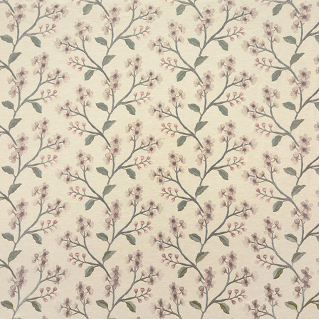 Flowering Trees Petal by Carole Fabric Sunset Serenade Base: 71% Polyester, 29% Cotton Embr: 100% Polyester India 9 1/4" V, 12 3/4" H 52 1/2"" - Fabric Carolina - Flowering Trees Petal by Carole Fabric Sunset Serenade Base: 71% Polyester, 29% Cotton Embr: 100% Polyester India 9 1/4" V, 12 3/4" H 52 1/2"" - Fabric Carolina -