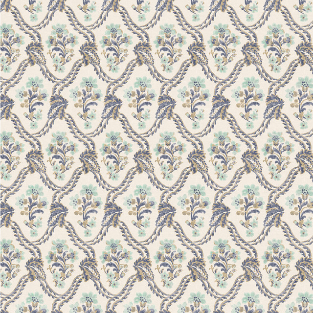 S6845 Royal Blue by Greenhouse Fabric 90% Cotton, 10% Linen Spain 20,000 </p><p>Repeat: 13.58" H, 27.08" V 55" - Fabric Carolina - S6845 Royal Blue by Greenhouse Fabric 90% Cotton, 10% Linen Spain 20,000 </p><p>Repeat: 13.58" H, 27.08" V 55" - Fabric Carolina -