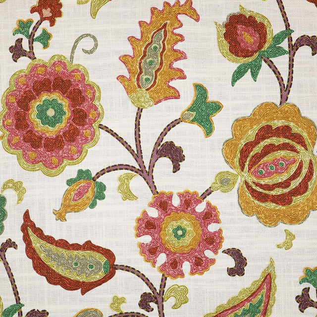Rani Multi by Magnolia Fabric - 75% Cotton, 25% Linen Pakistan 30000 Horizontal: 25.25 and Vertical: 13.5 54 - Fabric Carolina -