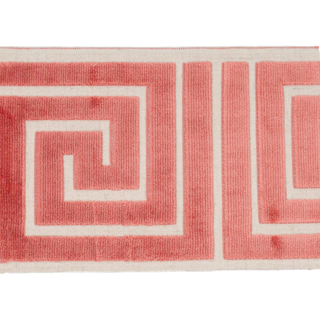 Sidewinder Tape Flamingo by Magnolia Trim - 58% Rayon, 31% Poly, 11% Linen China Horizontal: 13.5 and Vertical: 7 - Fabric Carolina - Sidewinder Tape Flamingo by Magnolia Trim - 58% Rayon, 31% Poly, 11% Linen China Horizontal: 13.5 and Vertical: 7 - Fabric Carolina -